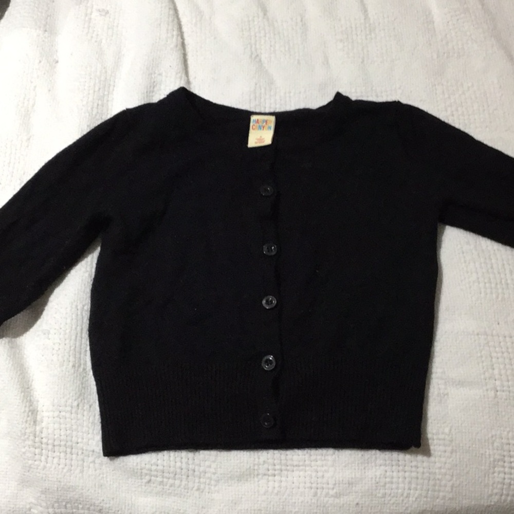 Harper canyon Jet black cardigan worn once 2T